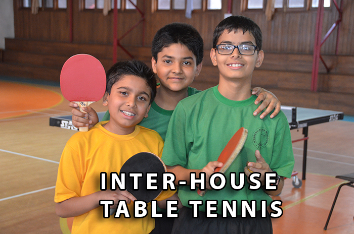 Inter-house table tennis 2014