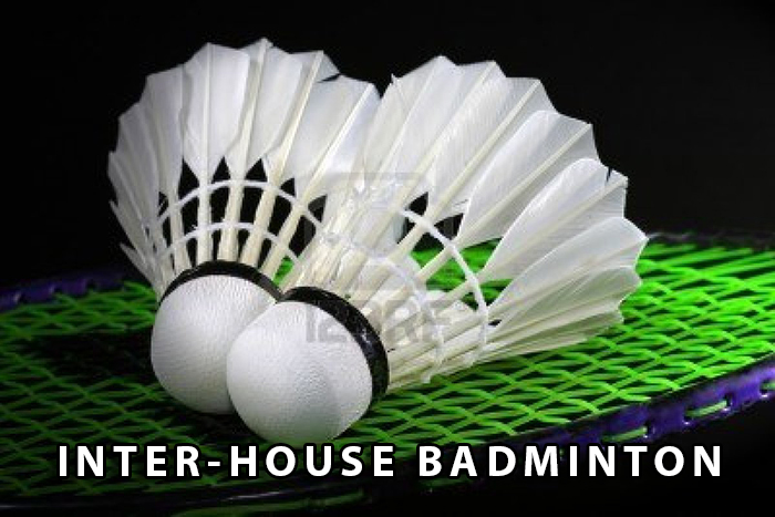 Inter-house badminton